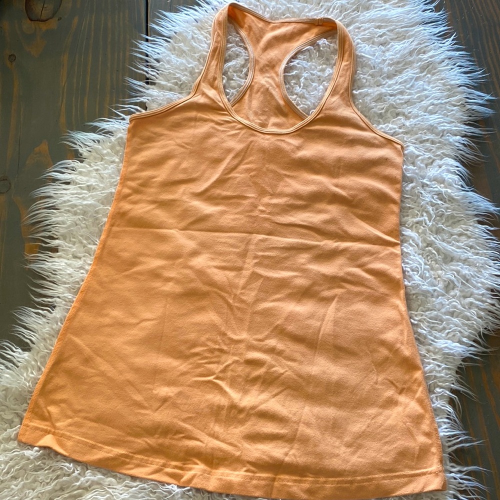 Orange popsicle lululemon top